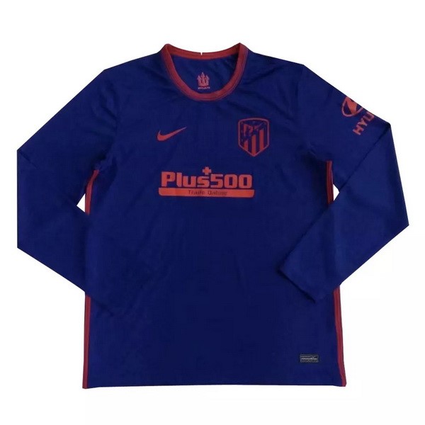 Tailandia Camiseta Atletico Madrid Segunda equipo ML 2020-21 Azul